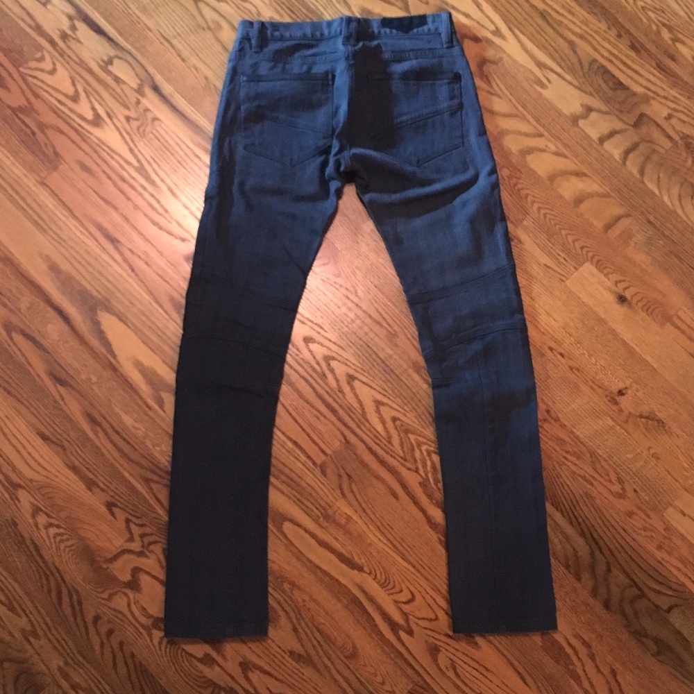 Rogue Skinny Grey Herringbone waxed Pants 31x32